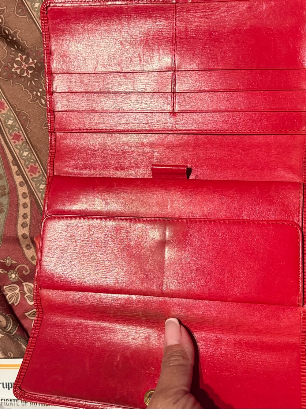 Louis Vuitton Red Epi Leather Long Wallet❤️ - Picture 2 of 4